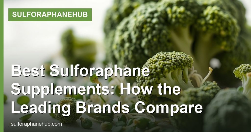 Best Sulforaphane Supplements: How the Leading Brands Compare - SulforaphaneHub