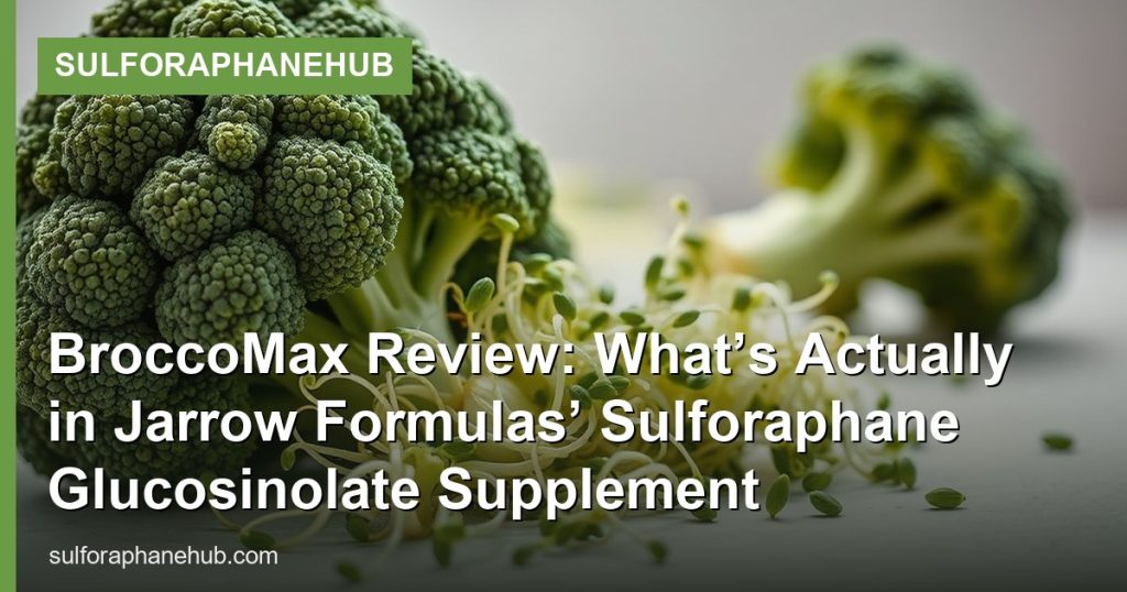 BroccoMax Review: What’s Actually in Jarrow Formulas’ Sulforaphane Glucosinolate Supplement - SulforaphaneHub