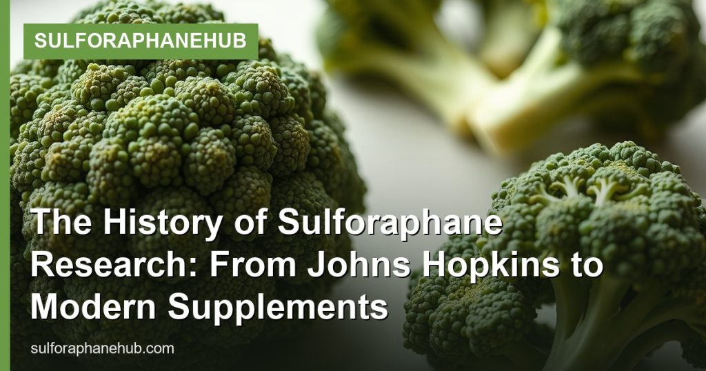 The History of Sulforaphane Research: From Johns Hopkins to Modern Supplements - SulforaphaneHub