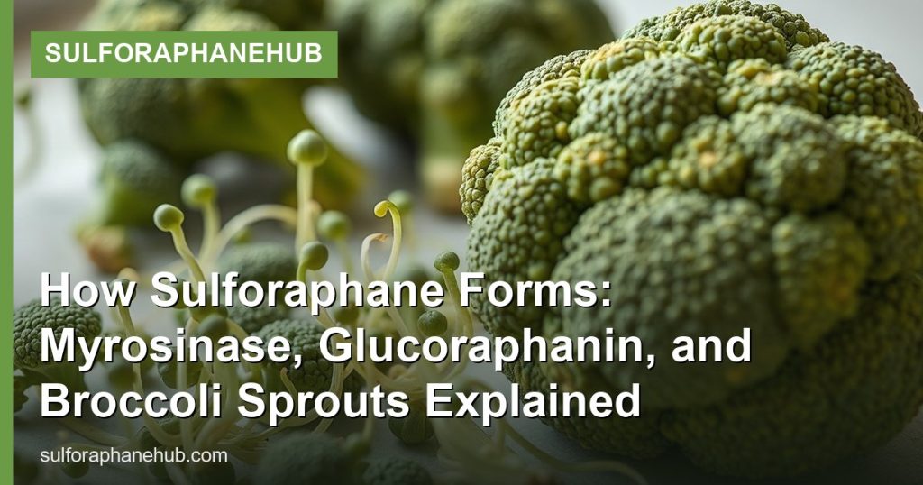 How Sulforaphane Forms: Myrosinase, Glucoraphanin, and Broccoli Sprouts Explained - SulforaphaneHub