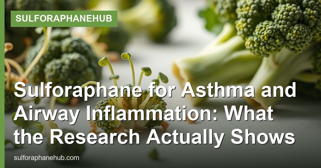 Sulforaphane for Asthma and Airway Inflammation: What the Research Actually Shows - SulforaphaneHub