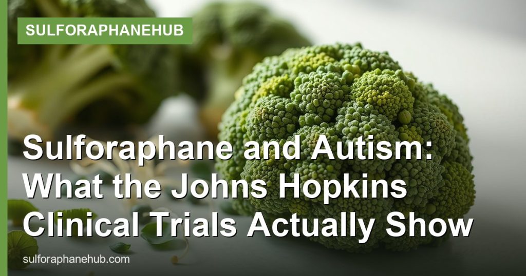 Sulforaphane and Autism: What the Johns Hopkins Clinical Trials Actually Show - SulforaphaneHub