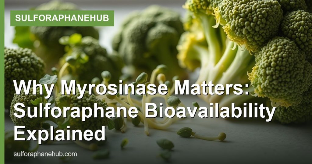 Why Myrosinase Matters: Sulforaphane Bioavailability Explained - SulforaphaneHub