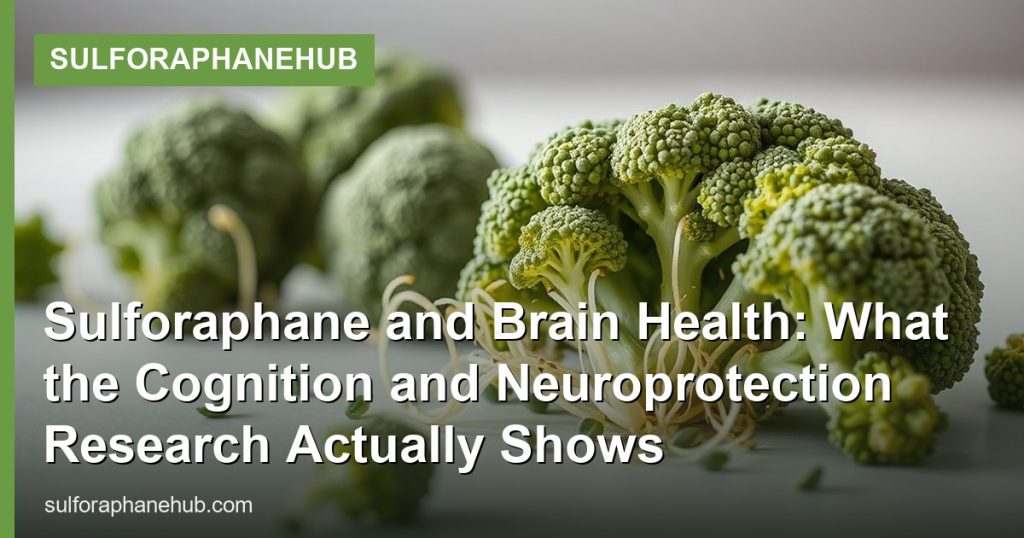 Sulforaphane and Brain Health: What the Cognition and Neuroprotection Research Actually Shows - SulforaphaneHub