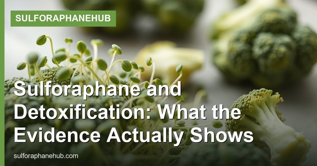Sulforaphane and Detoxification: What the Evidence Actually Shows - SulforaphaneHub