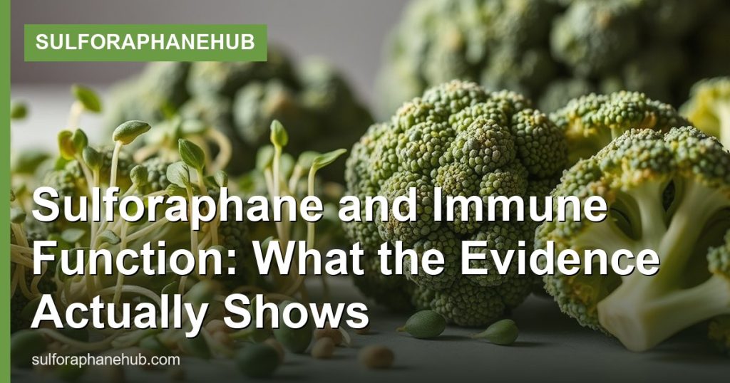 Sulforaphane and Immune Function: What the Evidence Actually Shows - SulforaphaneHub