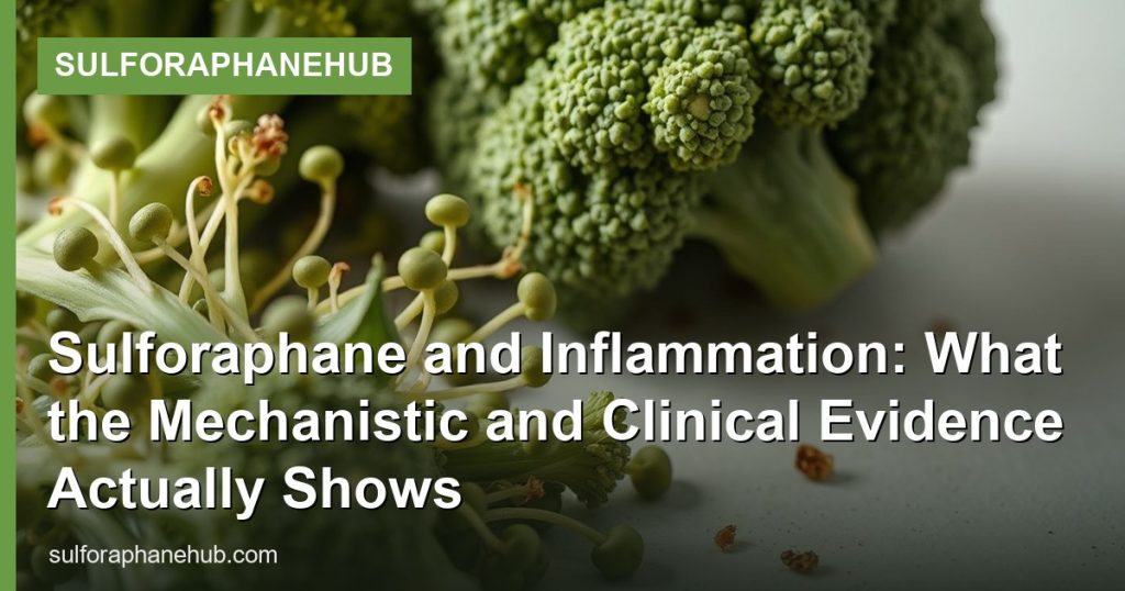 Sulforaphane and Inflammation: What the Mechanistic and Clinical Evidence Actually Shows - SulforaphaneHub