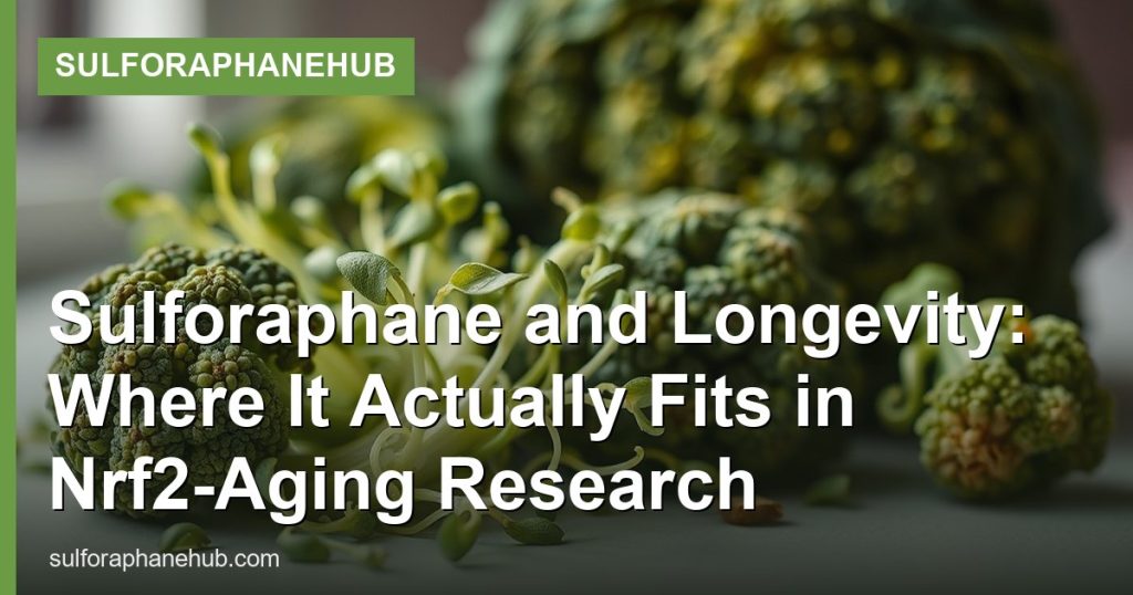Sulforaphane and Longevity: Where It Actually Fits in Nrf2-Aging Research - SulforaphaneHub
