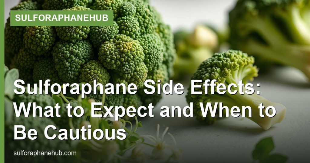 Sulforaphane Side Effects: What to Expect and When to Be Cautious - SulforaphaneHub