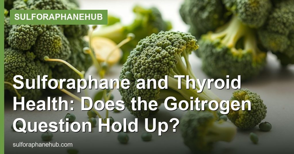 Sulforaphane and Thyroid Health: Does the Goitrogen Question Hold Up? - SulforaphaneHub