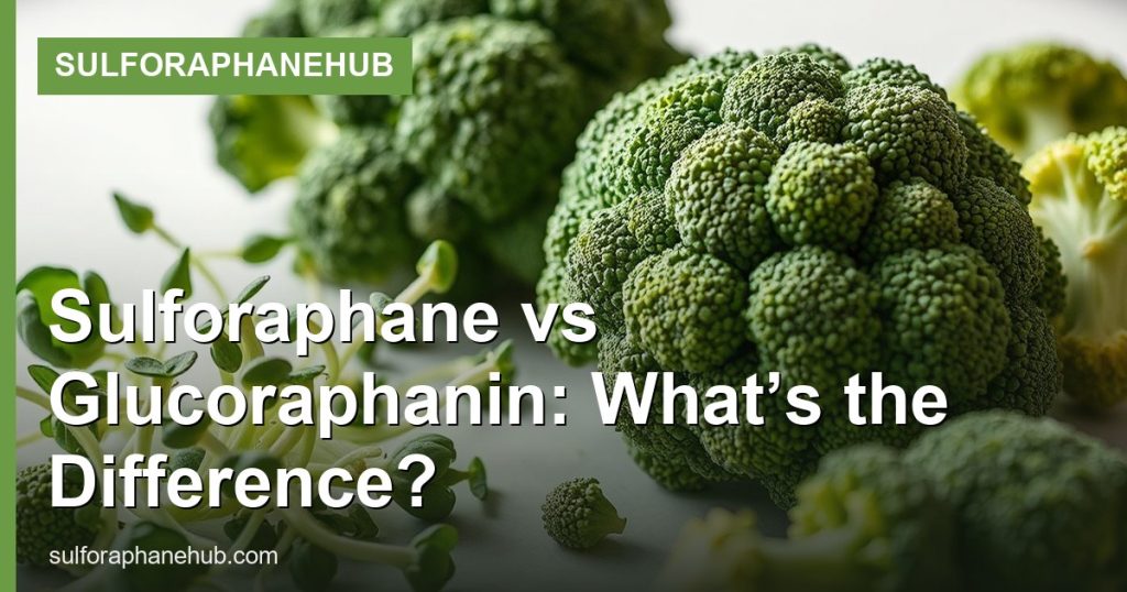 Sulforaphane vs Glucoraphanin: What’s the Difference? - SulforaphaneHub