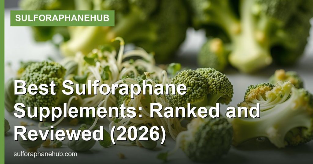 Best Sulforaphane Supplements: Ranked and Reviewed (2026) - SulforaphaneHub