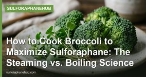 How to Cook Broccoli to Maximize Sulforaphane: The Steaming vs. Boiling Science