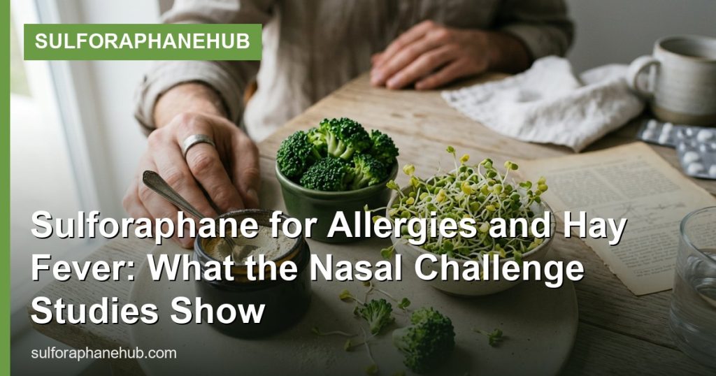 Sulforaphane for Allergies and Hay Fever: What the Nasal Challenge Studies Show - SulforaphaneHub