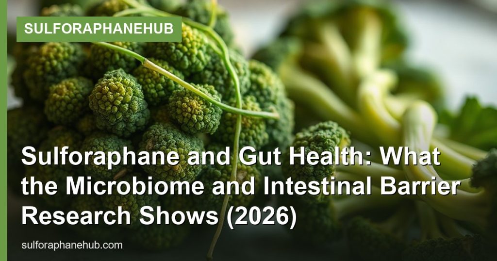 Sulforaphane and Gut Health: What the Microbiome and Intestinal Barrier Research Shows (2026) - SulforaphaneHub