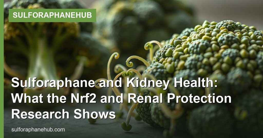 Sulforaphane and Kidney Health: What the Nrf2 and Renal Protection Research Shows - SulforaphaneHub