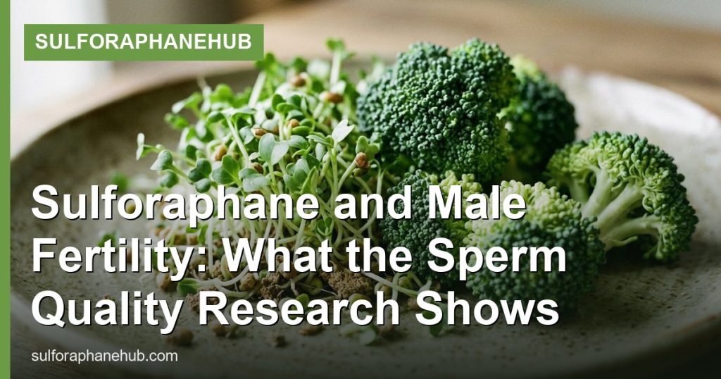 Sulforaphane and Male Fertility: What the Sperm Quality Research Shows - SulforaphaneHub