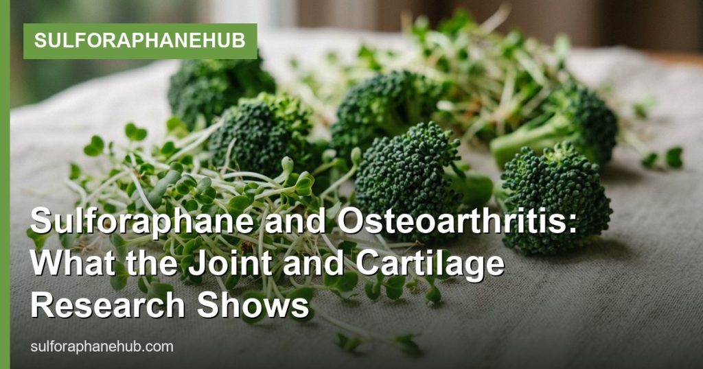 Sulforaphane and Osteoarthritis: What the Joint and Cartilage Research Shows - SulforaphaneHub