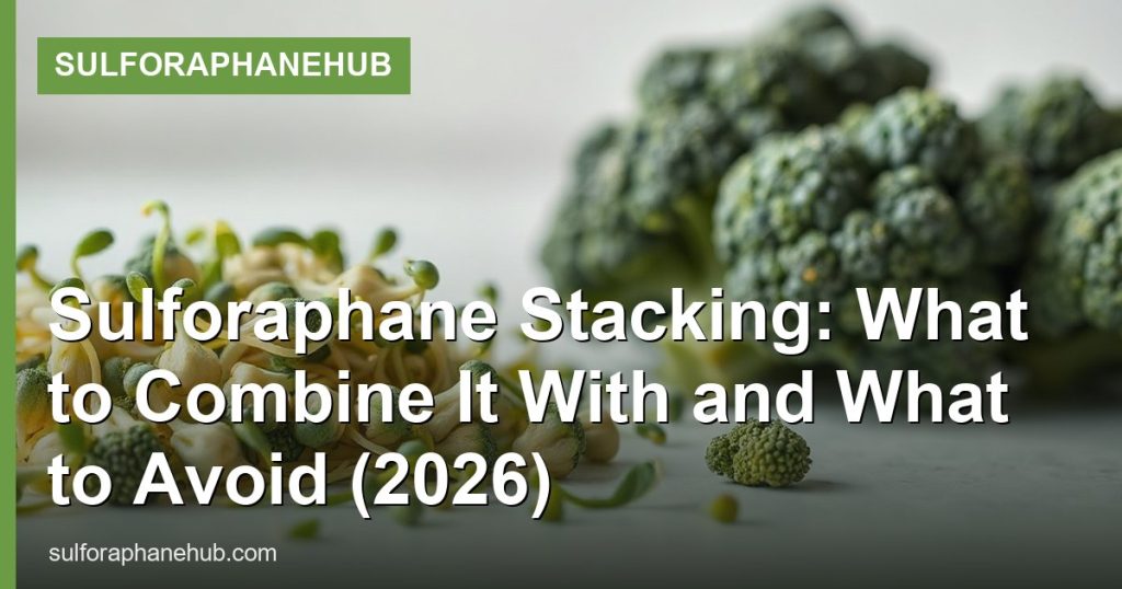 Sulforaphane Stacking: What to Combine It With and What to Avoid (2026) - SulforaphaneHub