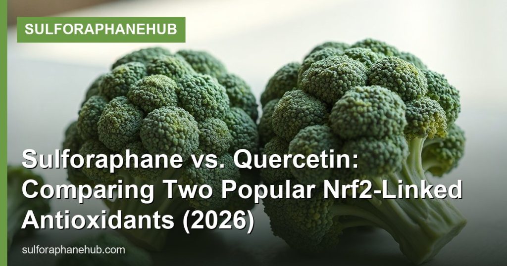 Sulforaphane vs. Quercetin: Comparing Two Popular Nrf2-Linked Antioxidants (2026) - SulforaphaneHub