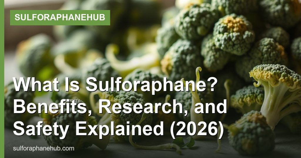 What Is Sulforaphane? Benefits, Research, and Safety Explained (2026) - SulforaphaneHub